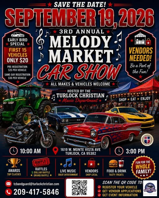 September 19, 2026 - Turlock Melody Market Car Show